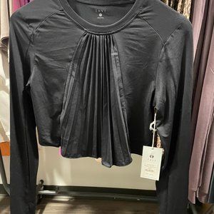 Tavi Pleated Long Sleeve Top